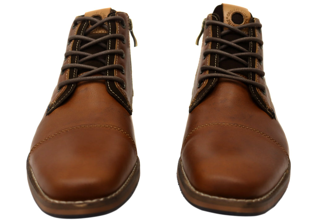 Chambers Mens Comfortable Leather Dress Boots