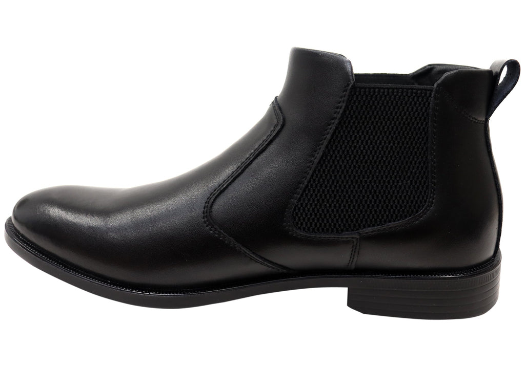 New Sevan Mens Comfortable Leather Chelsea Boots