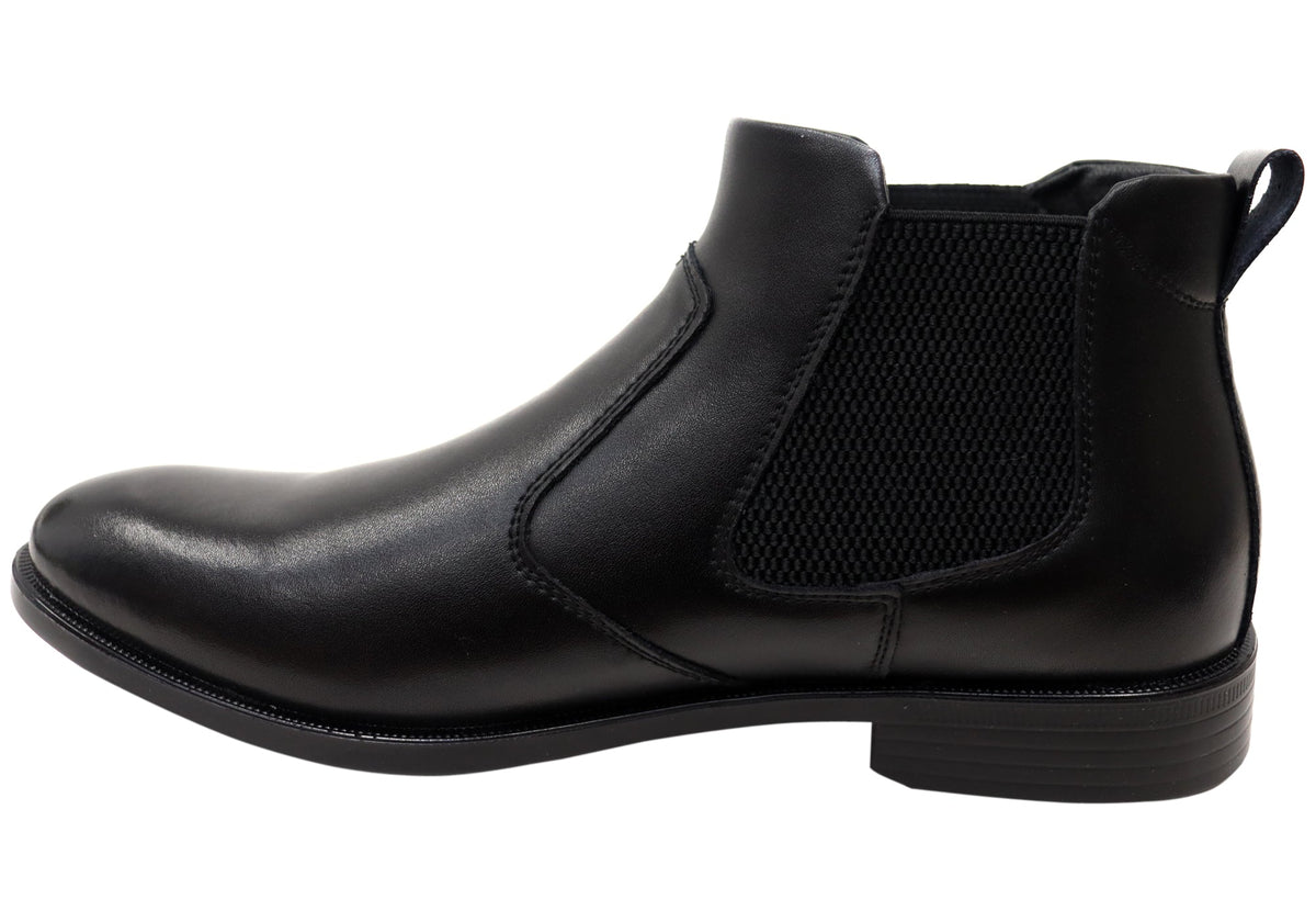 New Sevan Mens Comfortable Leather Chelsea Boots