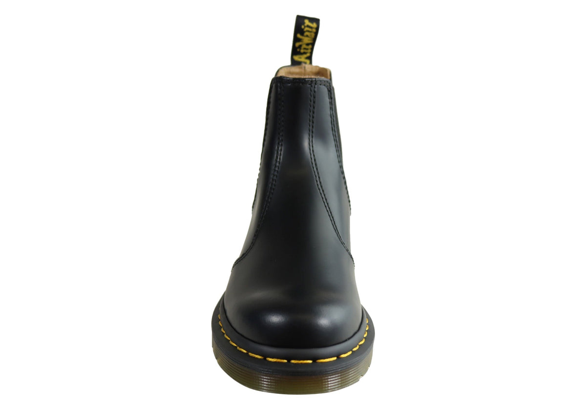 2976 YS Black Smooth Unisex Leather Chelsea Boots