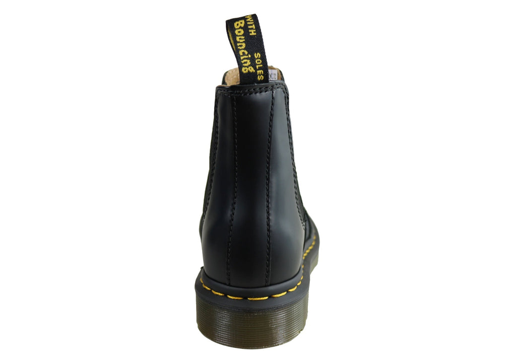 2976 YS Black Smooth Unisex Leather Chelsea Boots