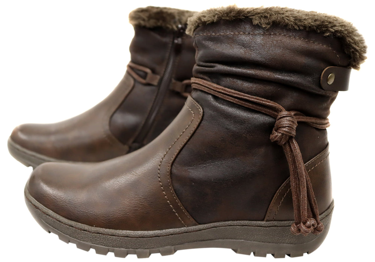 Gemma Womens Comfortable Ankle Boots