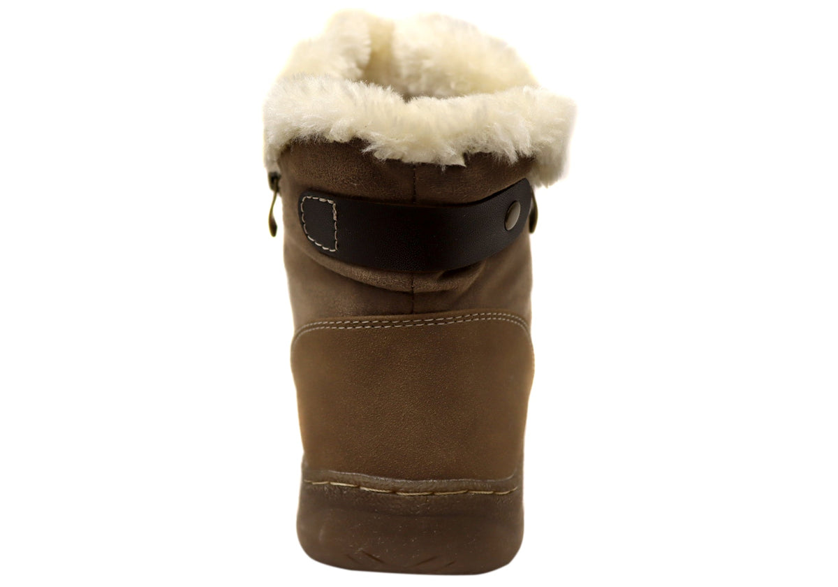 Ginger Womens Comfortable Ankle Boots