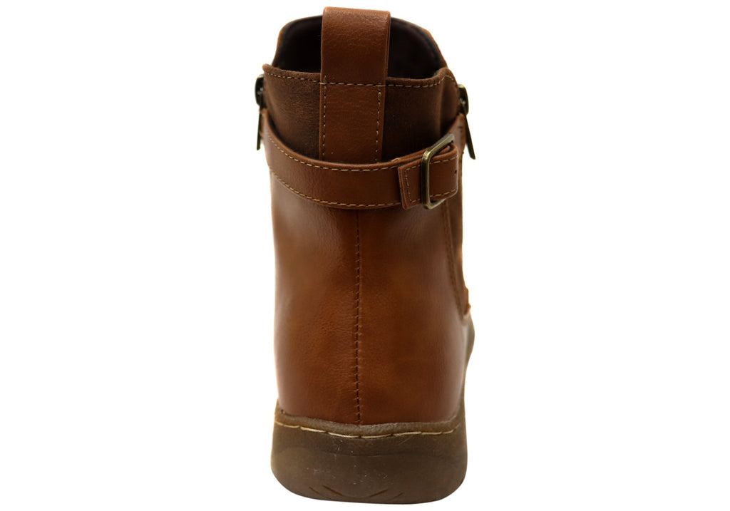 Grey Womens Comfortable Ankle Boots