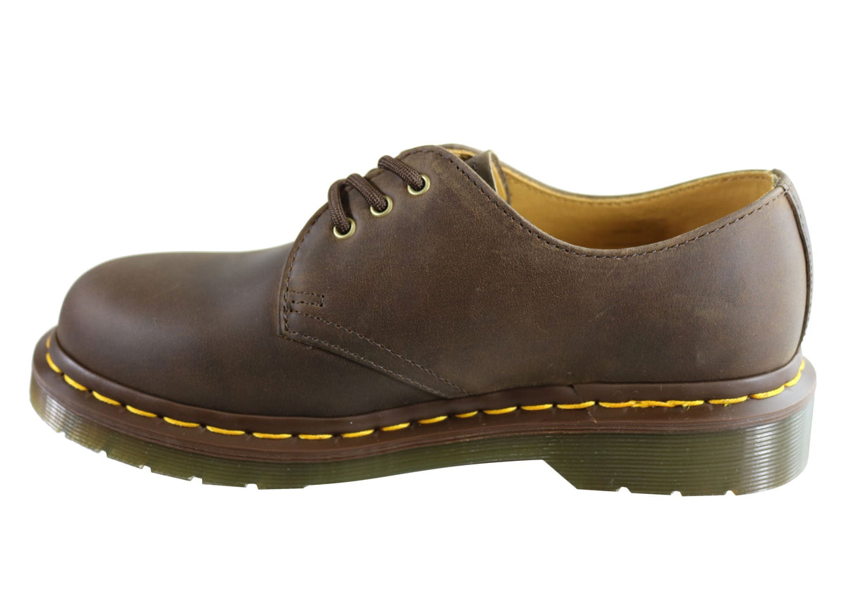 1461 Gaucho Crazy Horse Lace Up Comfortable Unisex Shoes