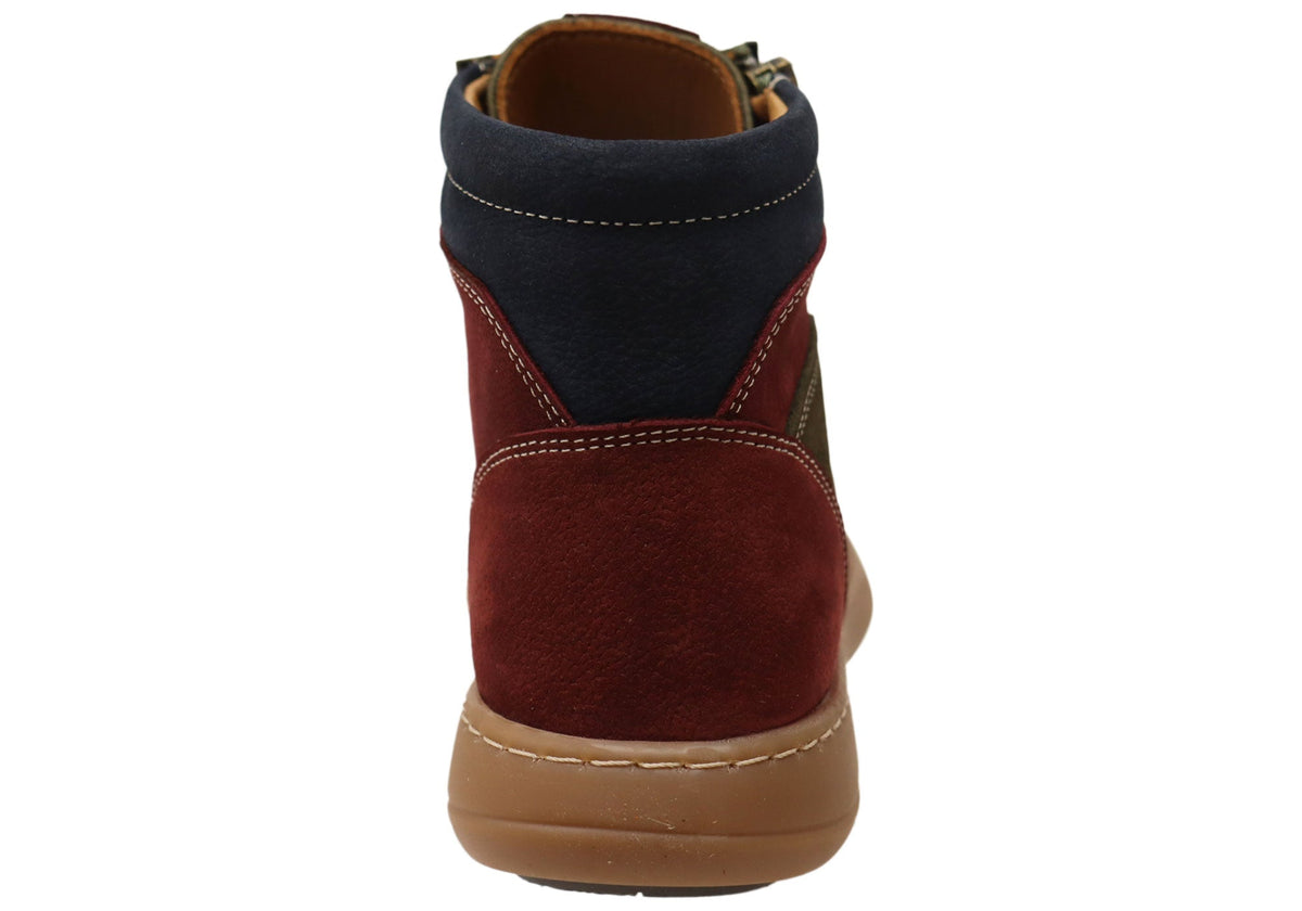 Willora Womens Comfort Leather European Ankle Boots