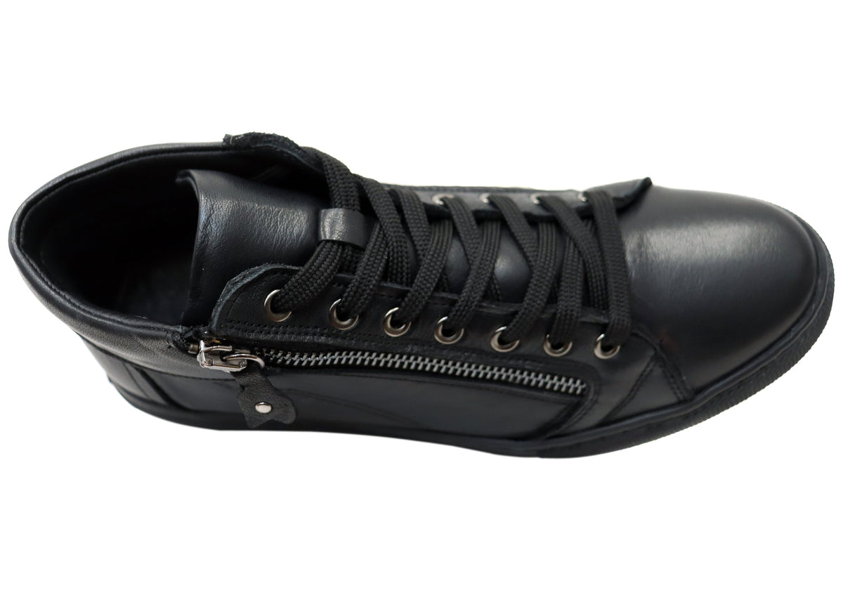 Scully Womens Comfortable Leather European Ankle Boots