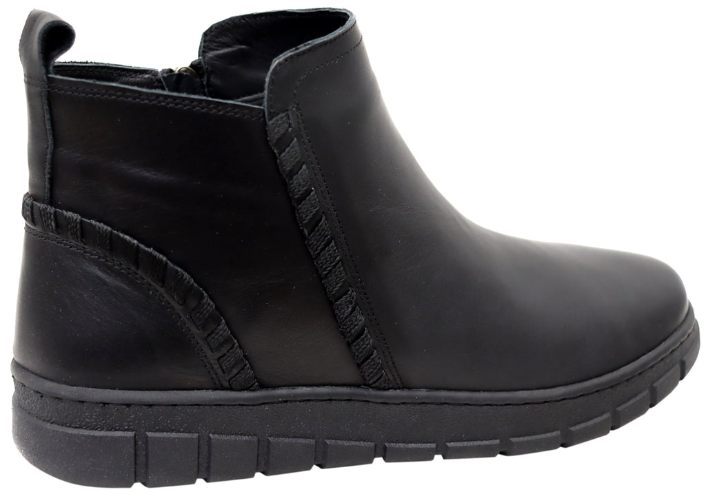 Vale Womens Comfortable Leather European Ankle Boots