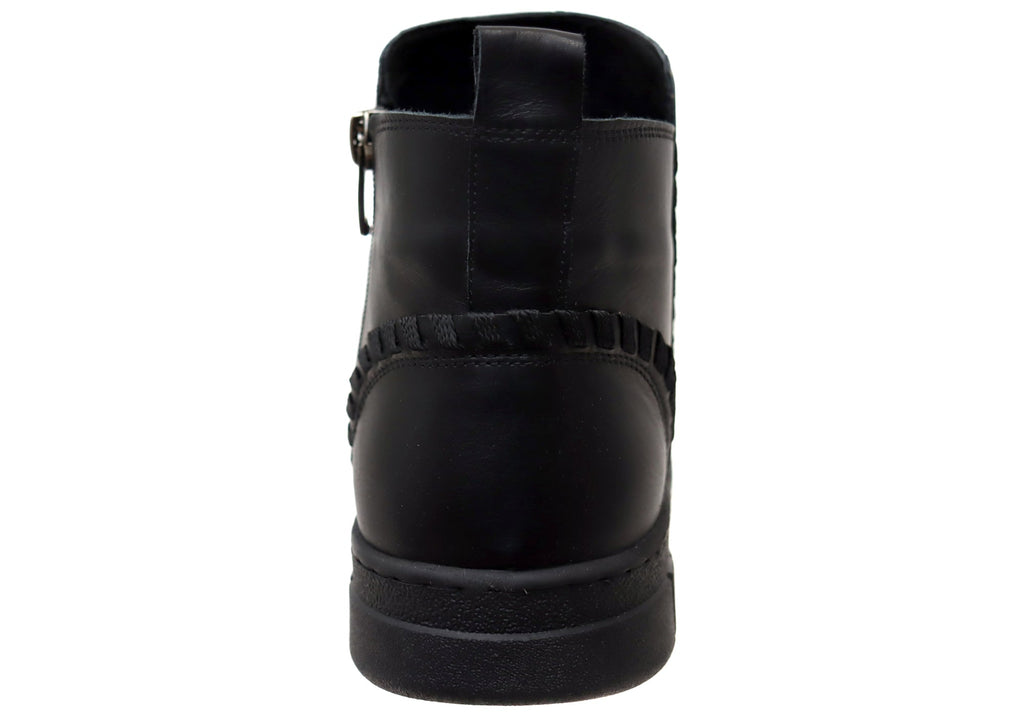 Vale Womens Comfortable Leather European Ankle Boots