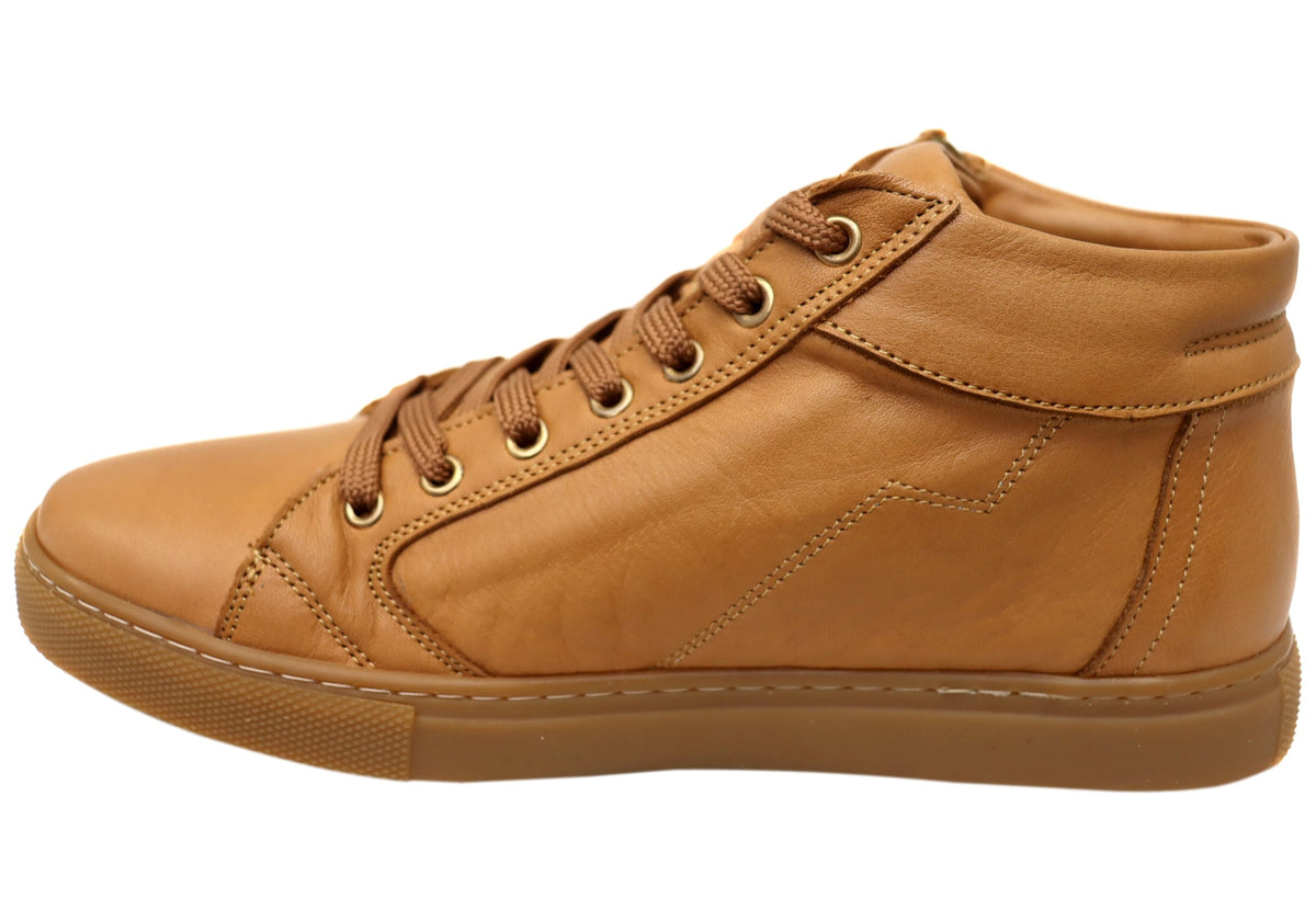 Scully Womens Comfortable Leather European Ankle Boots