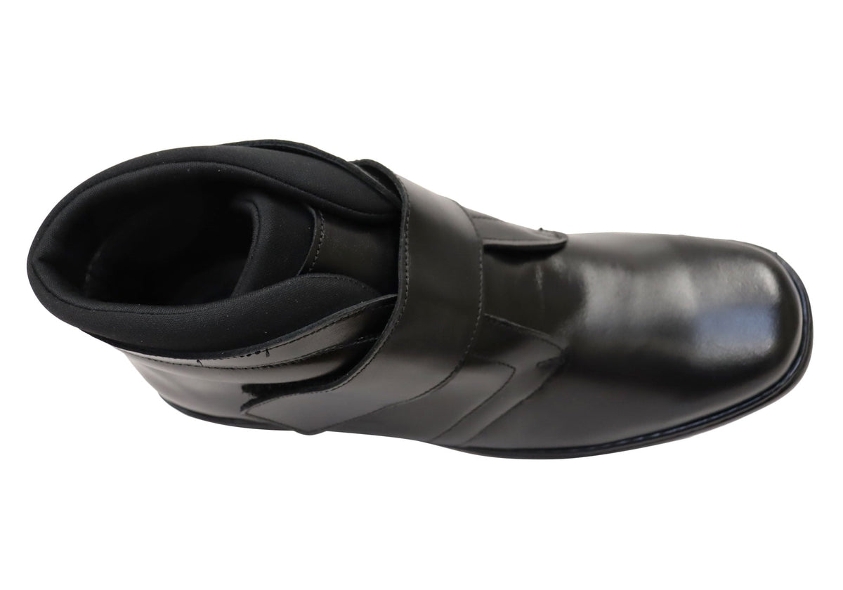 Elaine Womens Comfortable Brazilian Leather Ankle Boots