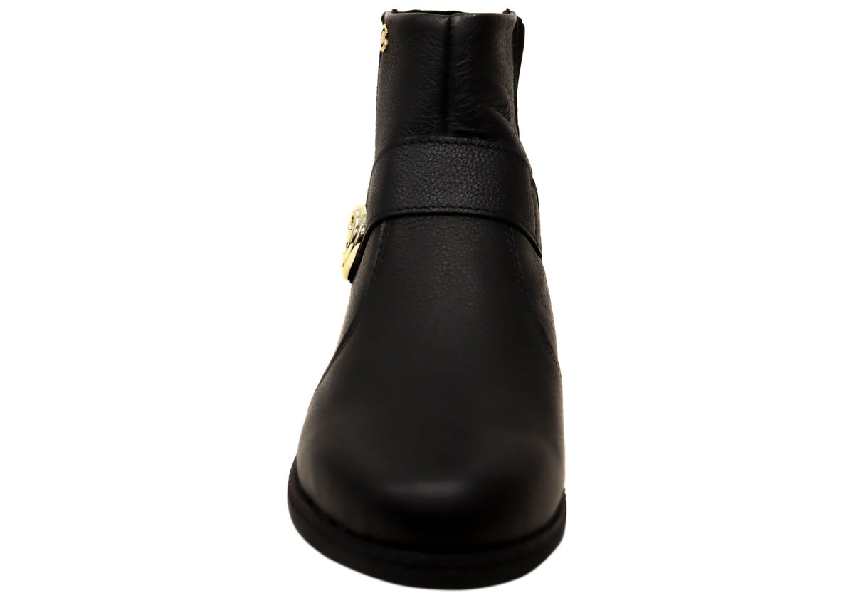 Alaka Womens Comfortable Leather Brazilian Ankle Boots