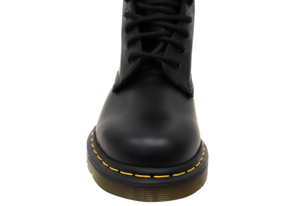 1490 Black Smooth Unisex Leather Lace Up Fashion Boots