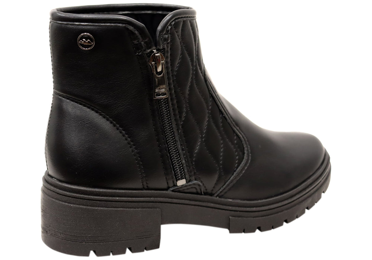 Brax Womens Comfortable Brazilian Low Heel Ankle Boots