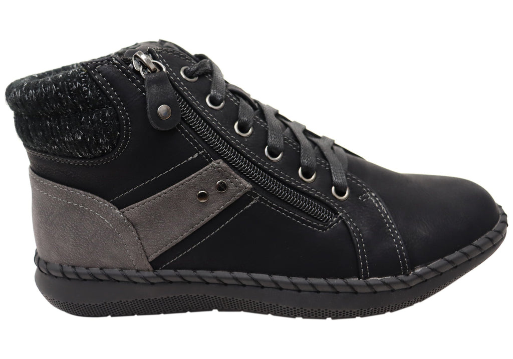 Womens Wanda Comfortable Ankle Boots