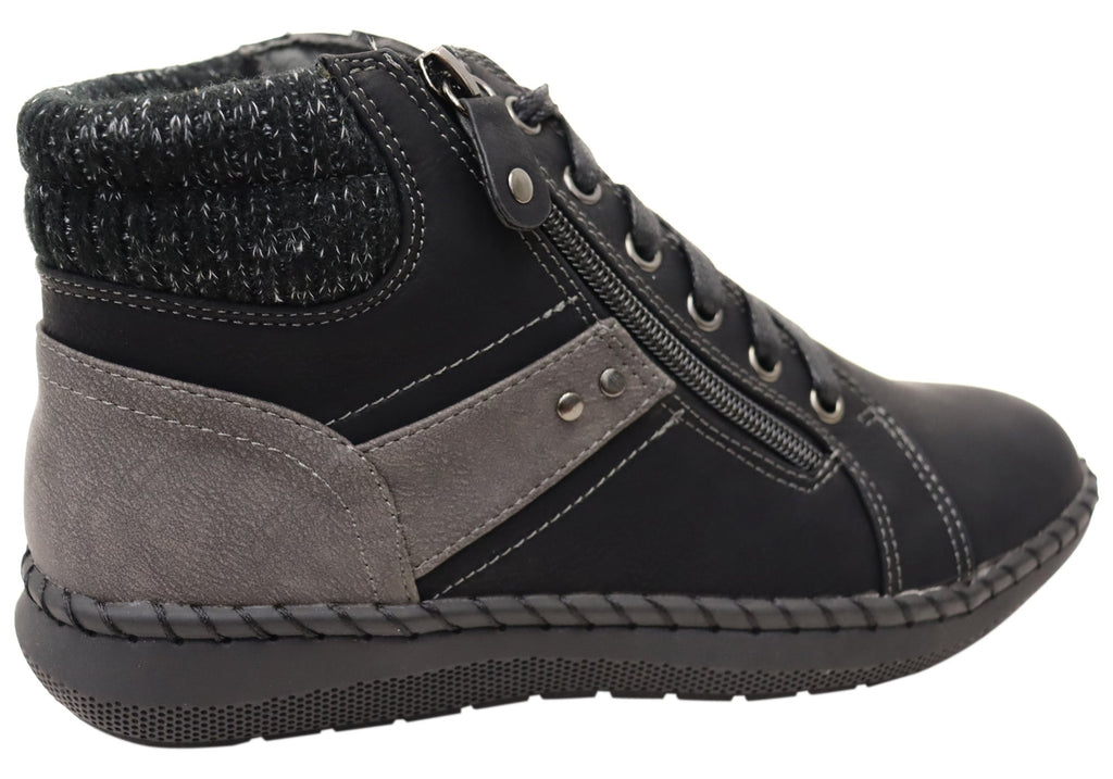 Womens Wanda Comfortable Ankle Boots