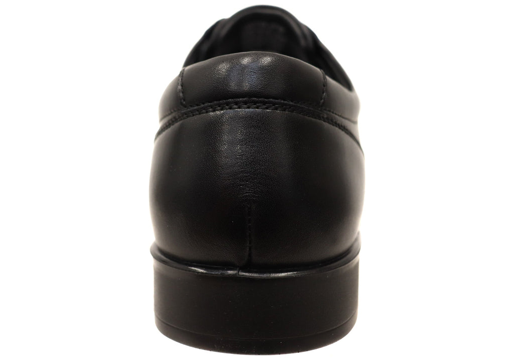 Mens Sebastian Leather Comfortable Lace Up Dress Shoes