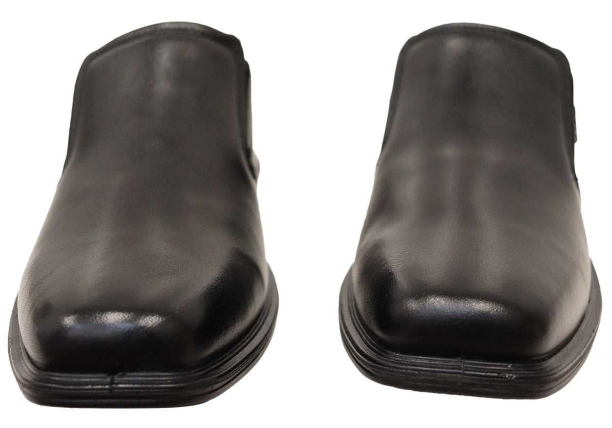 Vallen Mens Slip On Comfortable Brazilian Leather Dress Shoes
