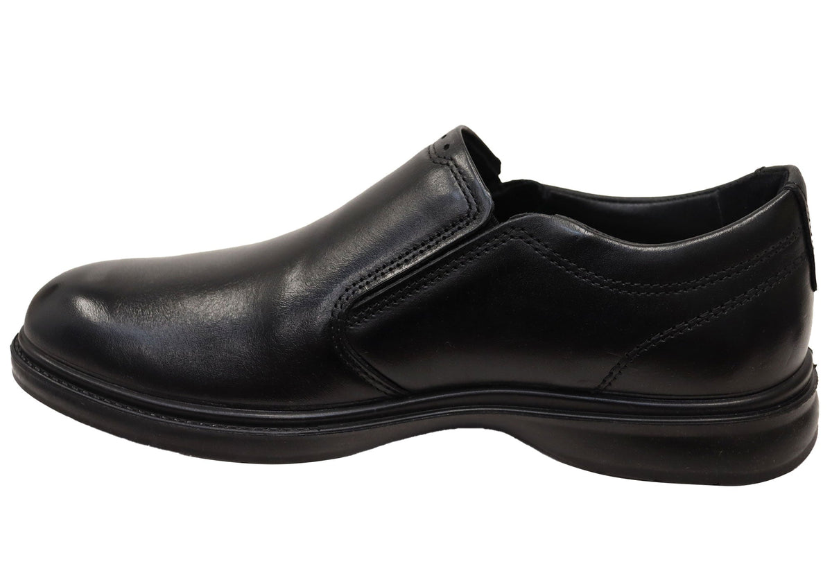 Calix Mens Slip On Comfortable Brazilian Leather Dress Shoes