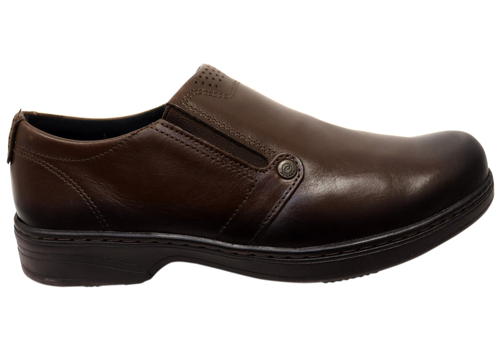 Daxton Mens Slip On Comfortable Brazilian Leather Dress Shoes