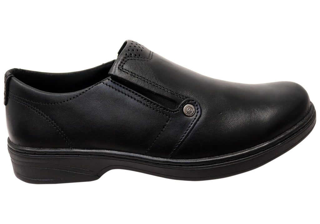 Daxton Mens Slip On Comfortable Brazilian Leather Dress Shoes