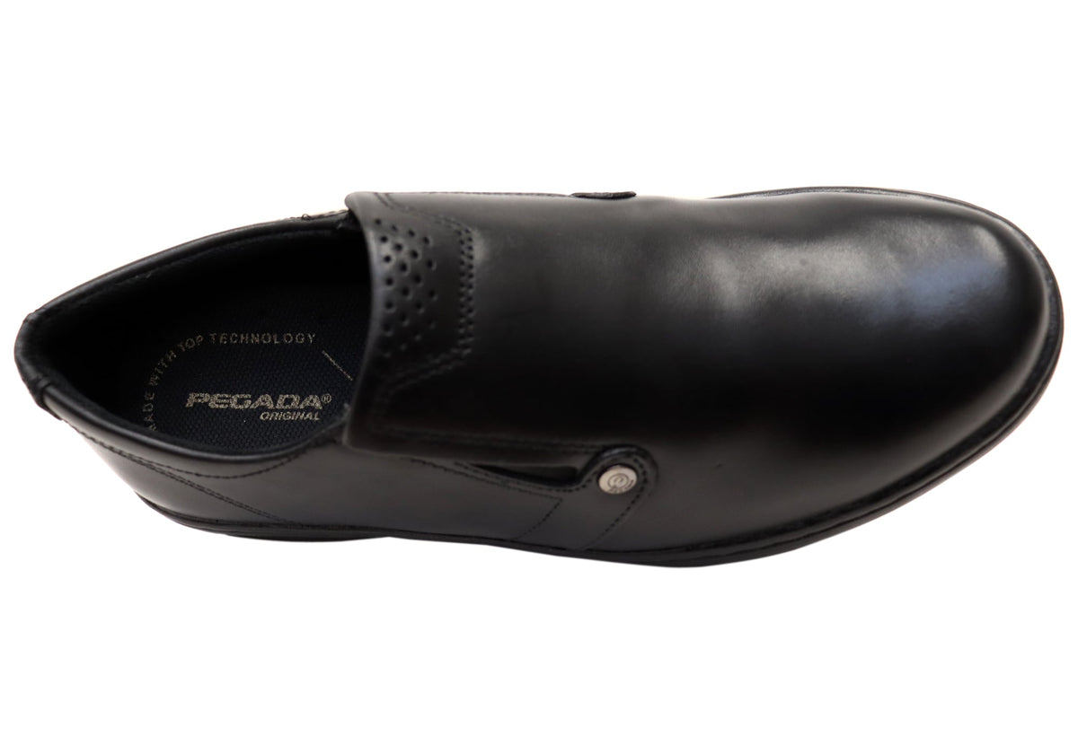 Daxton Mens Slip On Comfortable Brazilian Leather Dress Shoes