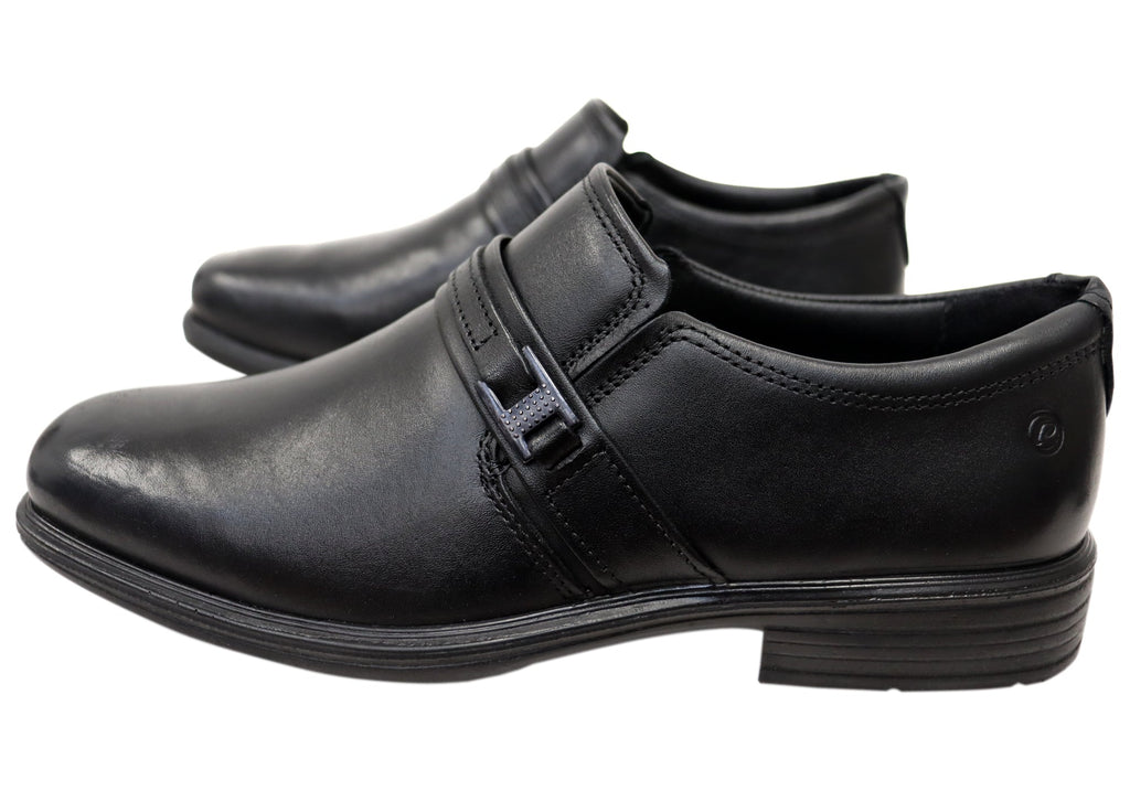 Declan Mens Slip On Comfortable Brazilian Leather Dress Shoes