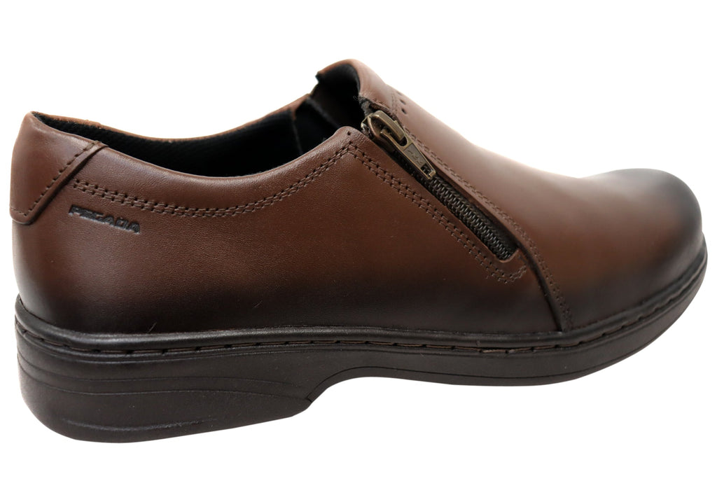 Zed Mens Comfortable Brazilian Leather Dress Shoes
