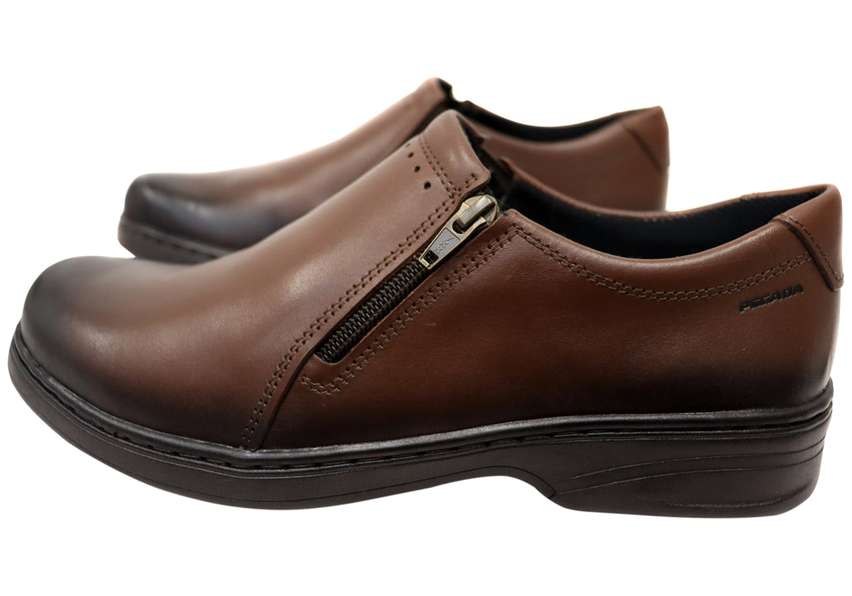 Zed Mens Comfortable Brazilian Leather Dress Shoes