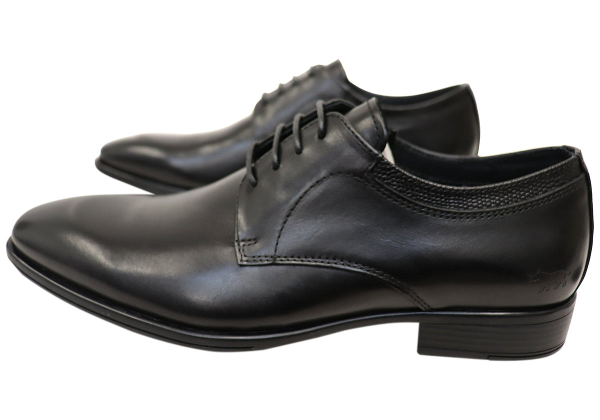Power Mens Comfortable Leather Lace Up Dress Shoes