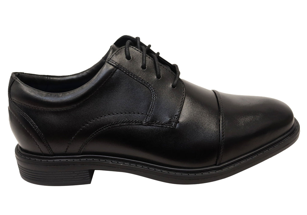 Mens Stark Cap EEE Wide Leather Dress Shoes