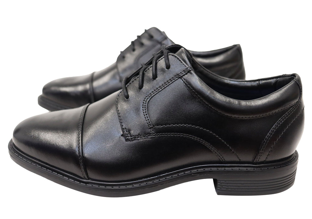 Mens Stark Cap EEE Wide Leather Dress Shoes