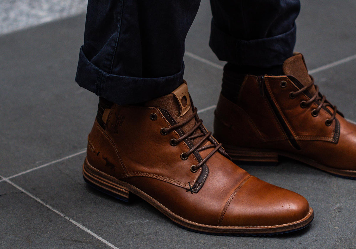 Chambers Mens Comfortable Leather Dress Boots