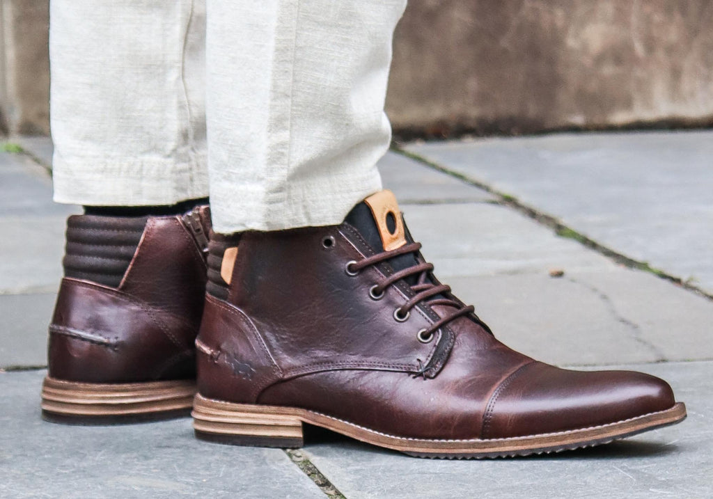 Chambers Mens Comfortable Leather Dress Boots